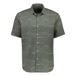 پیراهن آستین کوتاه یقه برگردان مردانه باینت مدل 2261825-2