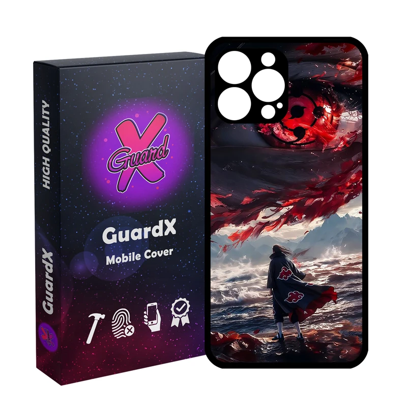 کاور گارد ایکس طرح ایتاچی انیمه ناروتو مدل Glass10765 مناسب برای گوشی موبایل اپل iPhone 13 Pro Max