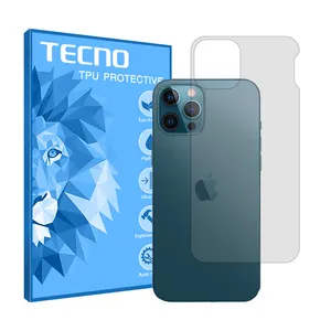 Tecno HyGEL model transparent phone back protector suitable for Apple iPhone 12 Pro Max mobile phone