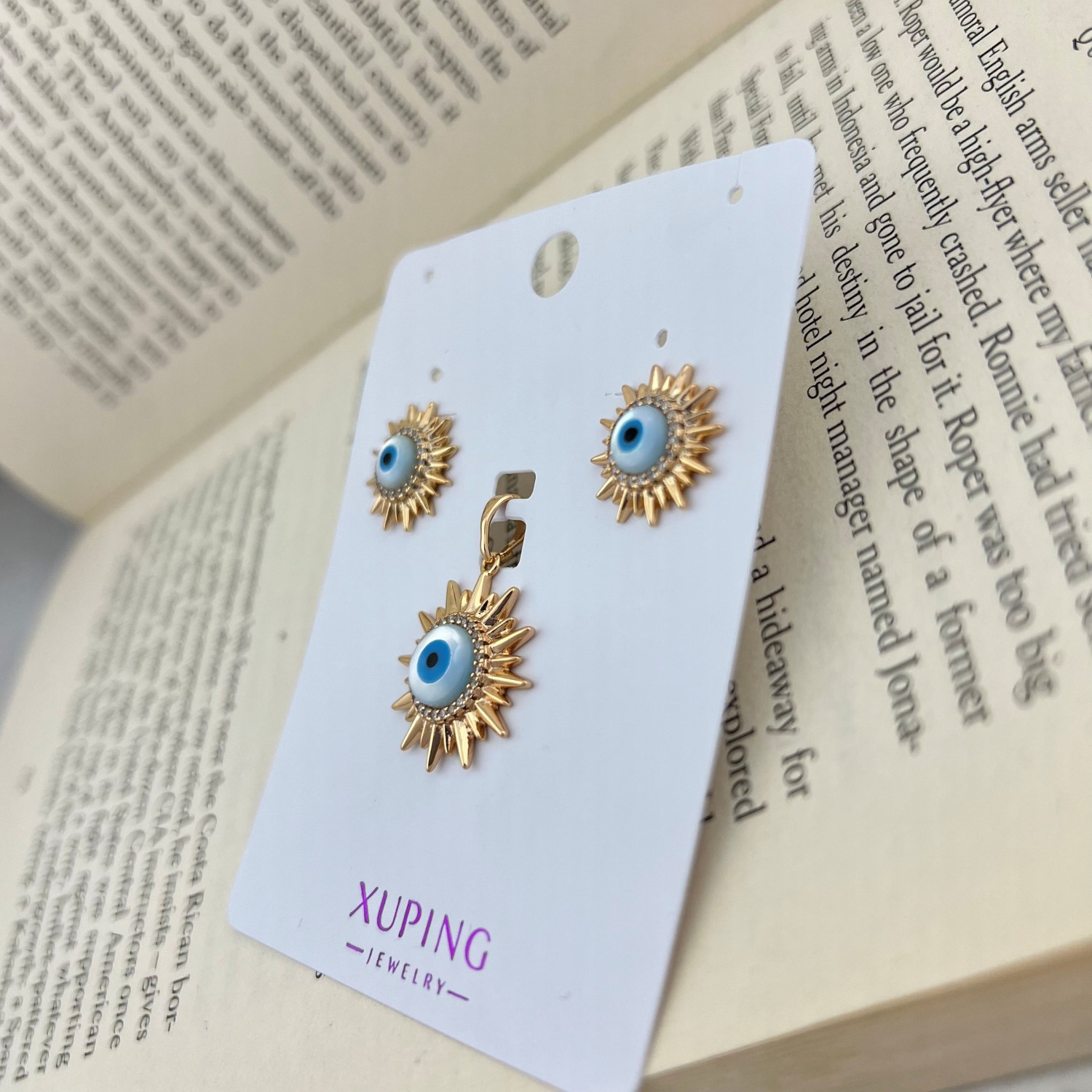 نیم ست زنانه ژوپینگ مدل چشم کد M4153 نیم ست زنانه ژوپینگ مدل چشم کد M4153