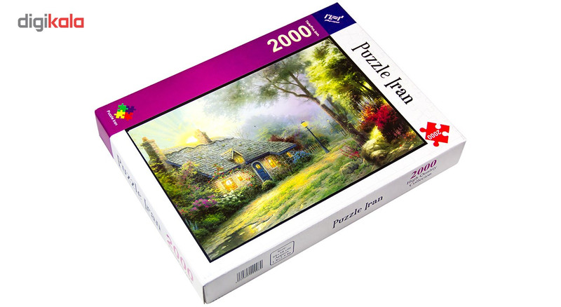 پازل 2000 تکه پازل ایران مدل Moonlight Cottage