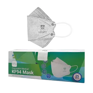 ماسک تنفسی حیات پوشش پاک مدل سه بعدی پنج لایه بسته 25 عددی
