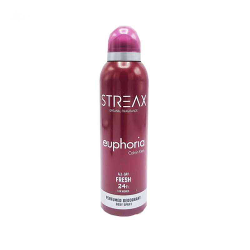اسپری بدن زنانه استریکس مدل euphoria حجم 200 میلی لیتر اسپری بدن زنانه استریکس مدل euphoria حجم 200 میلی لیتر
