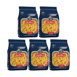 ماکارونی پنه ریگاته زر ماکارون 500 گرم بسته 5 عددی