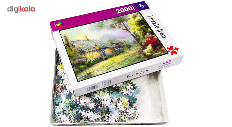 پازل 2000 تکه پازل ایران مدل Moonlight Cottage