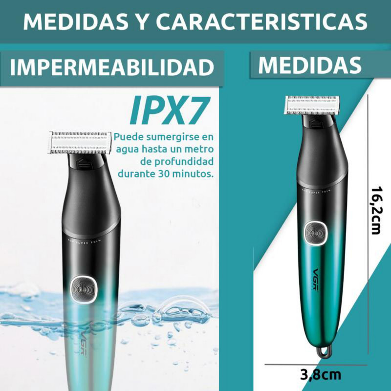 ماشین اصلاح موی بدن و صورت وی جی ار مدل v-339