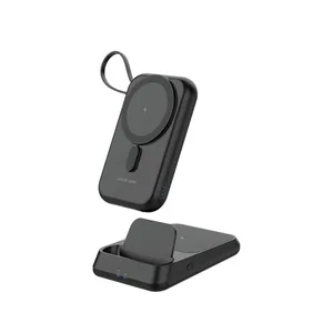 پاوربانک گرین لاین مدل 3IN1 MAGSAFE PD 20W ظرفیت 100000میلی آمپر ساعت 