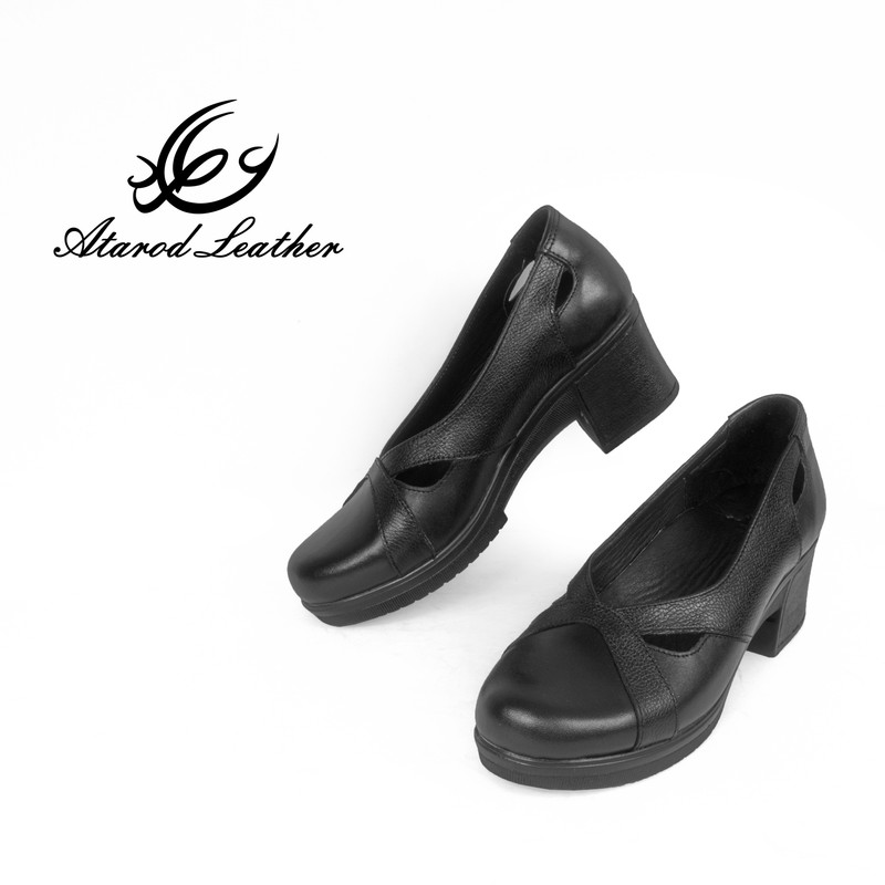 کفش زنانه چرم عطارد مدل چرم طبیعی کد SH230