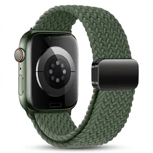 Masir Braided Solo Magnetic Clasp Strap suitable for Apple Watch Series 1/2/3/4/5/6/7/8/9/SE/ULTRA/ULTRA 2 42/44/45/49mm