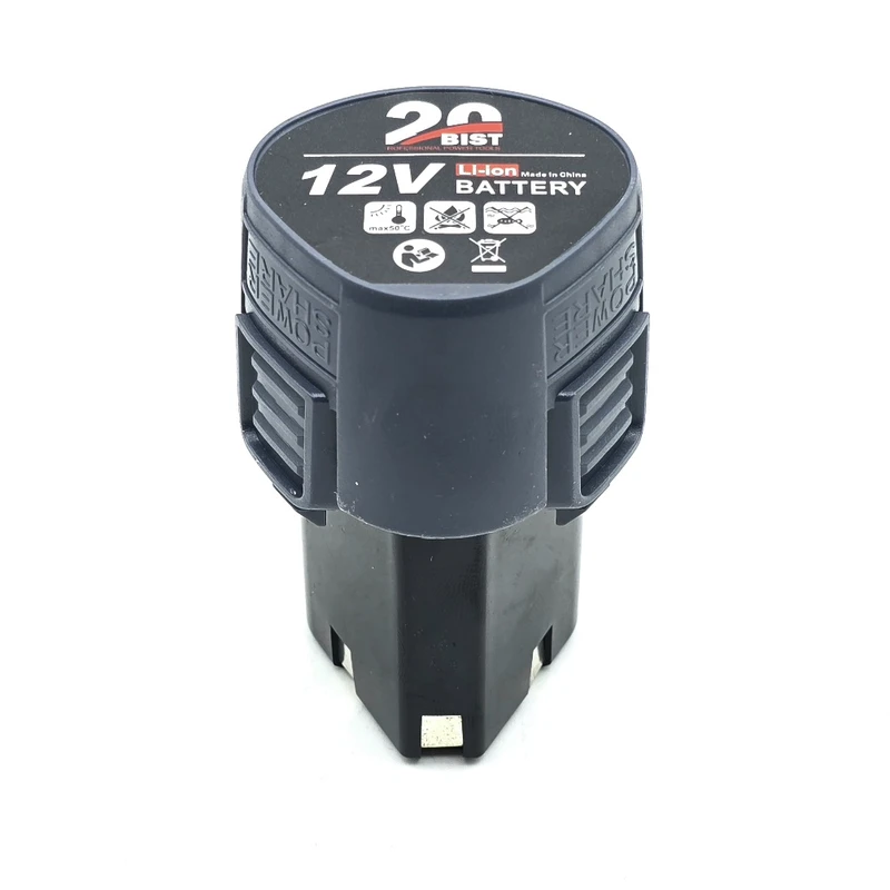 باتری دریل پیچ گوشتی شارژی بیست مدل سه ضلع کد 12V باتری دریل پیچ گوشتی شارژی بیست مدل سه ضلع کد 12V