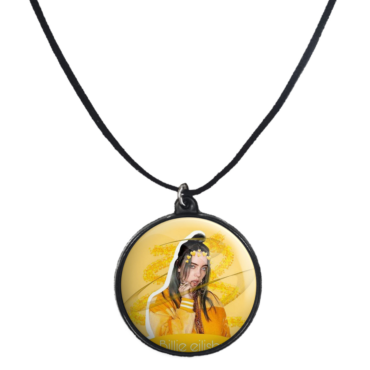 گردنبند پرمانه طرح بیلی آیلیش کد pmb.7583 مدل دو طرفه