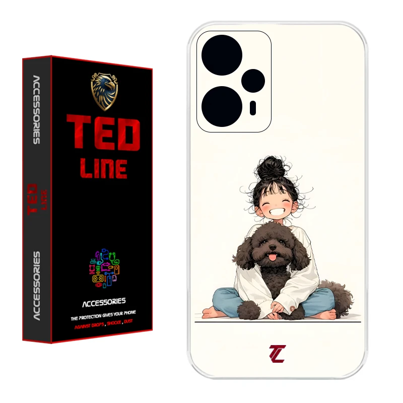 کاور تدلاین طرح سگ کد 1199 مناسب برای گوشی موبایل شیائومی Poco F5