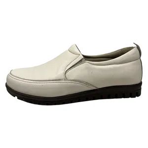 کفش طبی زنانه سرزمین چرم کد 1583 رنگ سفید