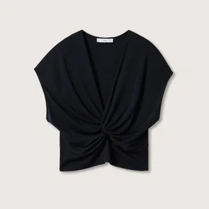 بلوز آستین کوتاه زنانه مانگو کد 50175