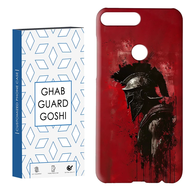 کاور قاب گارد گوشی طرح جنگجو کد Dimo-371 مناسب برای گوشی موبایل هوآوی Y7 2018 / Y7 Prime 2018 / Honor 7C 