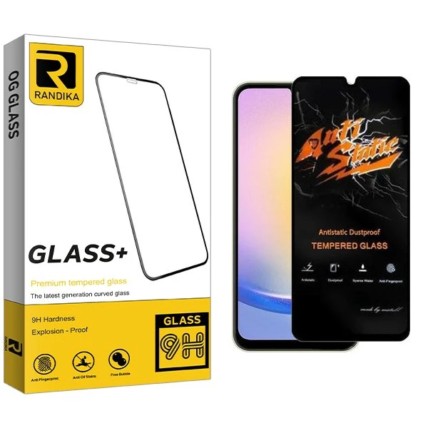 محافظ صفحه نمایش راندیکا مدل RK Antistatic مناسب برای گوشی موبایل سامسونگ Galaxy A24/A25/A15/A15 5G