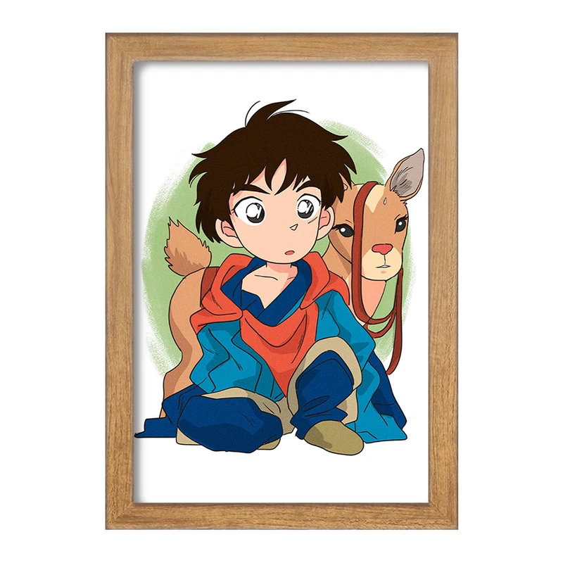 تابلو خندالو مدل آشیتاکا انیمه پرنسس مونونوکه کد 34075