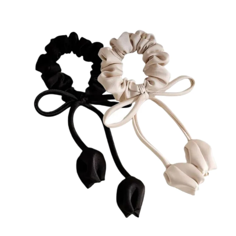 کش مو الیزاسوینگ مدل لاله دست‌دوز کد D2 مجموعه دو عددی 