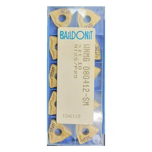 اینسرت تراشکاری بالدونیت مدل WNMG080412-SM کد P25 بسته 10 عددی