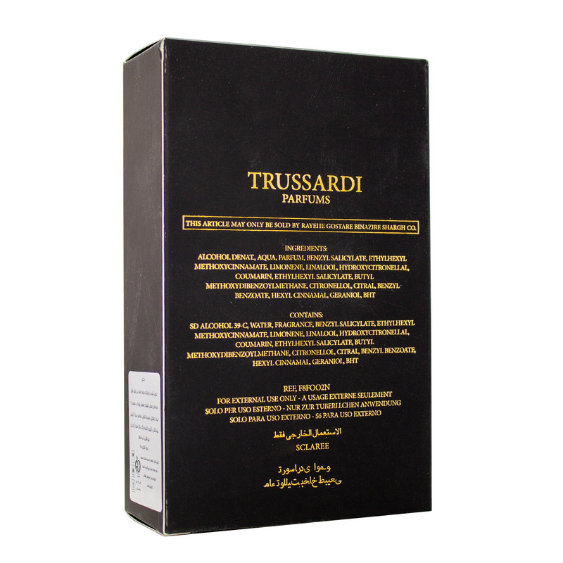 ادو پرفیوم مردانه نایس پاپت مدل Trassardi Uomo حجم 100 میلی لیتر ادو پرفیوم مردانه نایس پاپت مدل Trassardi Uomo حجم 100 میلی لیتر