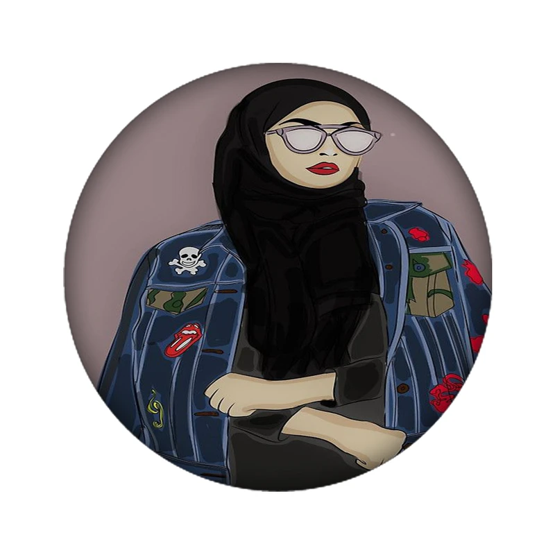 استیکر لپ تاپ طرح زن کد 4438