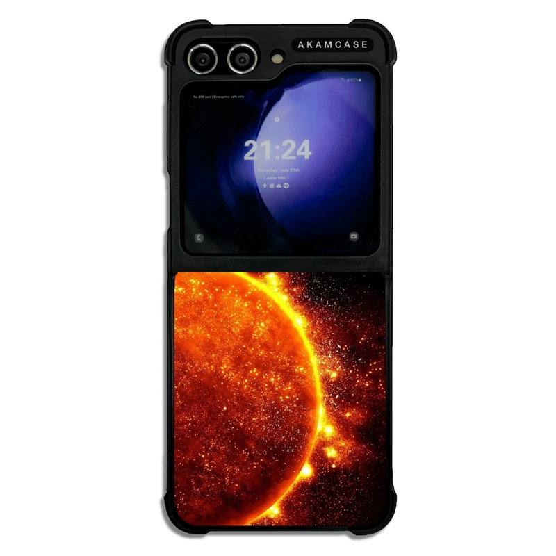 کاور آکام مدل AMC-WSGZFLIP5-PLANET-3 مناسب برای گوشی موبایل سامسونگ Galaxy Z Flip 5