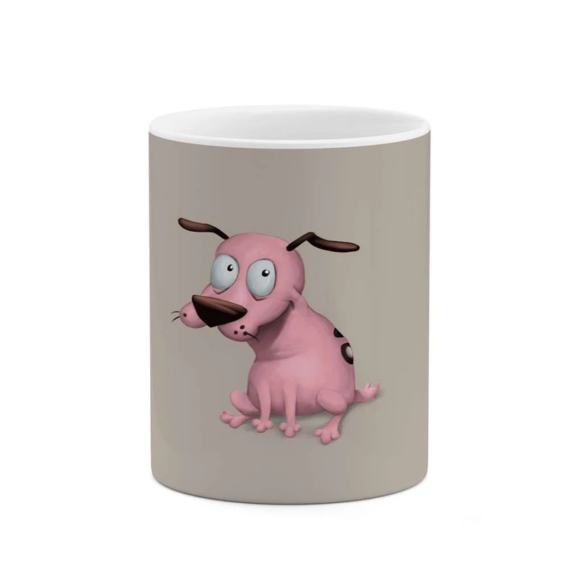 ماگ کاکتی مدل کارتون Courage The Cowardly Dog کد mgh22424