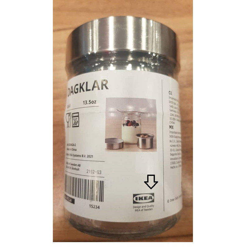 ظرف نگهدارنده غذا ایکیا مدل مدلDAGKLAR کد604.972.24