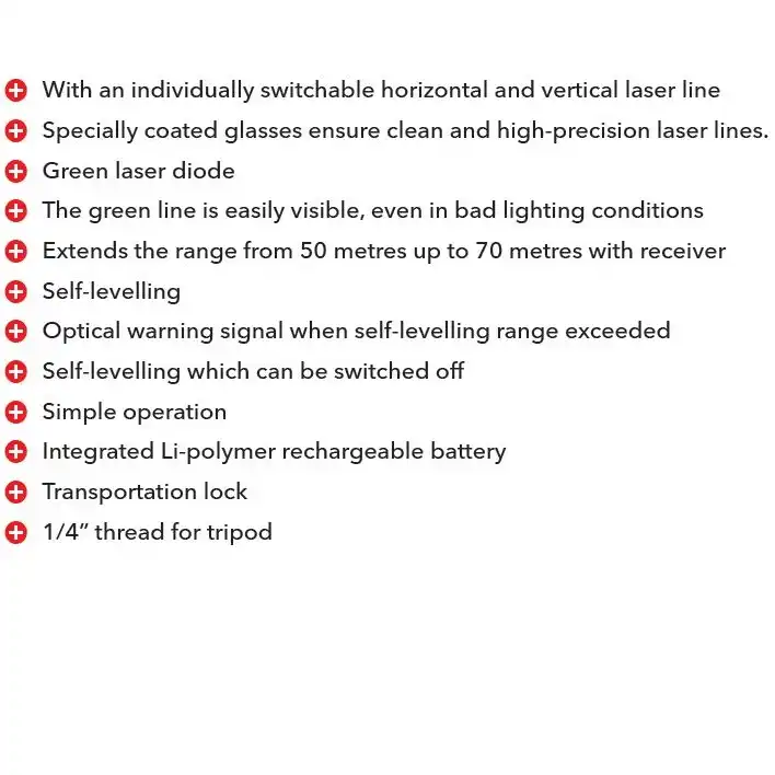 تراز لیزری فلکس مدل ALC 2/1-G/R