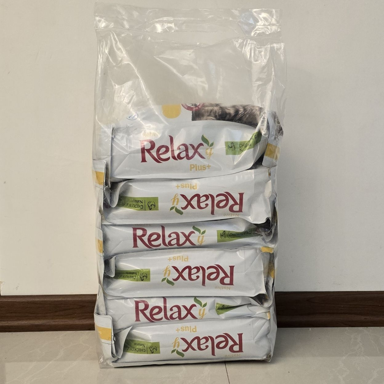 غذای خشک گربه ریلکسی مدل ADULT وزن 2 کیلوگرم بسته 6 عددی