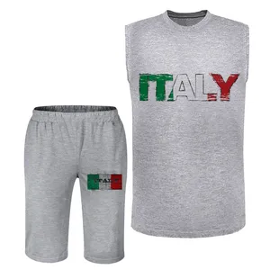 ست تاپ و شلوارک مردانه مدل ITALY A11