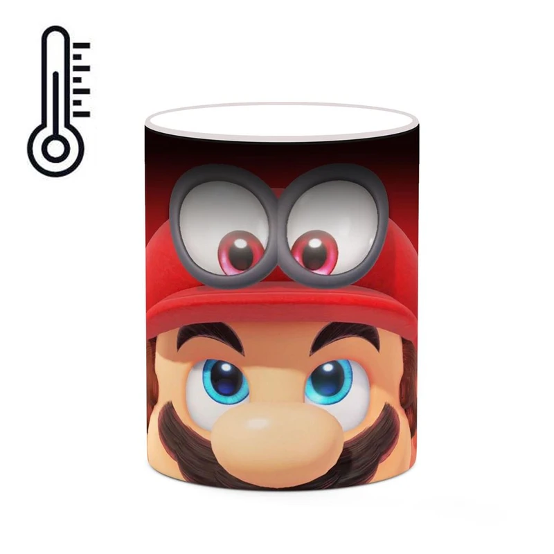 ماگ حرارتی کاکتی مدل بازی سوپر ماریو Super Mario Odyssey کد mgh30616