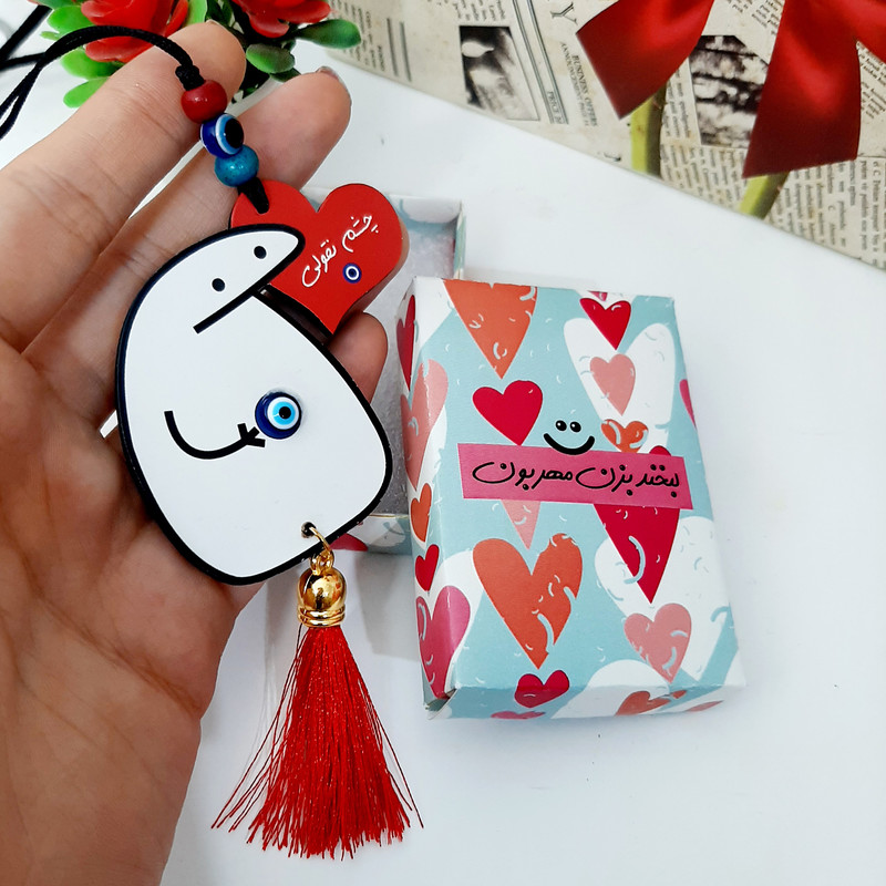 آویز تزیینی طرح چشم نقولی کد M1001