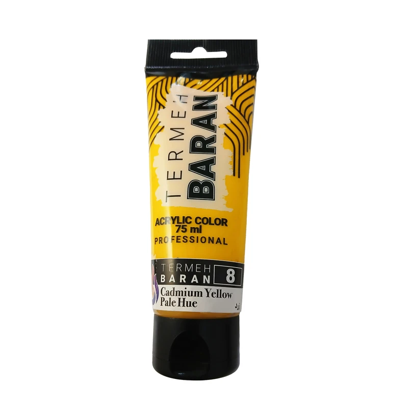 رنگ اکریلیک ترمه باران مدل حرفه ای شماره 8 حجم 75 میلی لیتر
