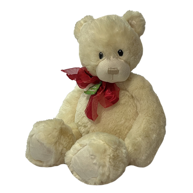 عروسک طرح خرس تدی مدل First and Main Teddy Bear کد SZ11/865 ارتفاع 25 سانتی متر