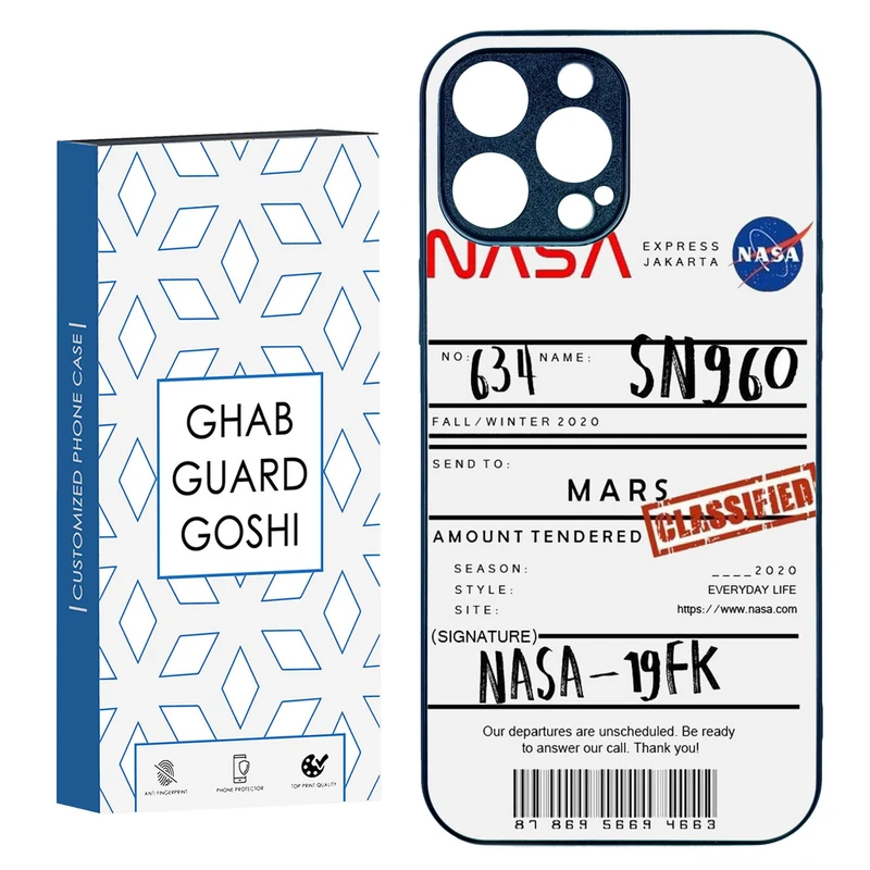 کاور قاب گارد گوشی طرح ناسا کد TPU-192 مناسب برای گوشی موبایل اپل IPHONE 15 PRO MAX
