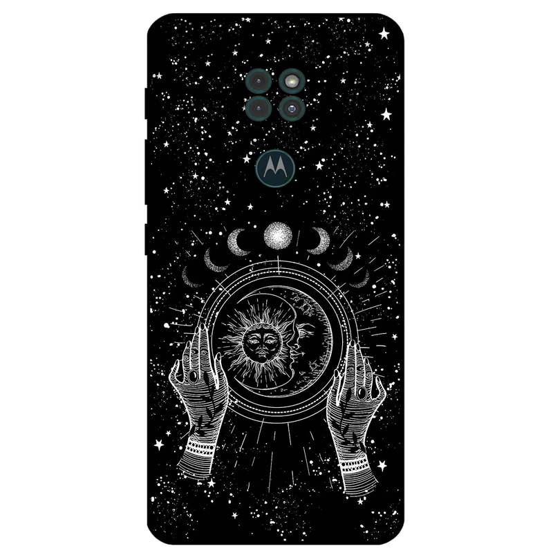 کاور مگافون طرح ماه و خورشید مدل 1892 مناسب برای گوشی موبایل موتورولا Moto G9 / G9 Play