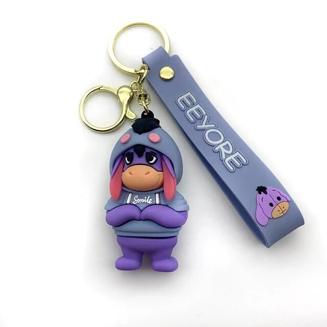 جاکلیدی دخترانه مدل سیلیکونی طرح الاغ مهربون