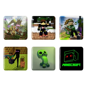 مگنت خندالو طرح بازی ماینکرافت Minecraft کد 1437B مجموعه 6 عددی