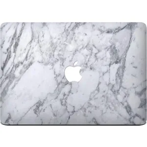 برچسب تزئینی ونسونی مدل White Marble مناسب برای مک بوک