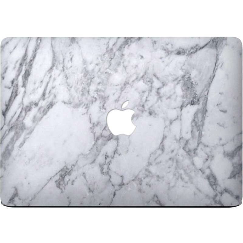 برچسب تزئینی ونسونی مدل White Marble مناسب برای مک بوک