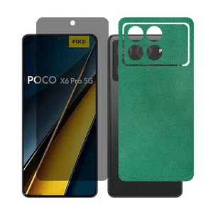 Glass Together model privacy Screen Protector Suitable for Xiaomi Poco X6 Pro Mobile Phone with Back cover sticker