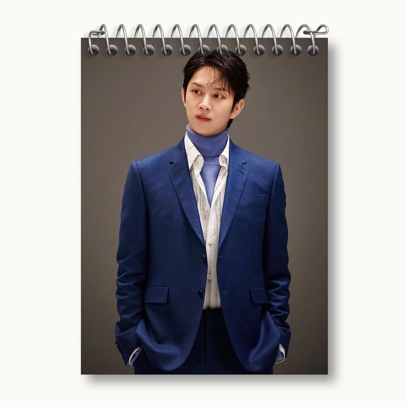 دفتر یادداشت 50 برگ خندالو مدل هیچول گروه سوپر جونیور Super Junior کد 12192