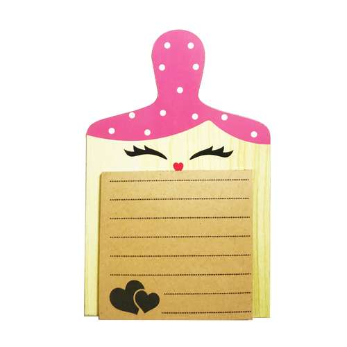 کاغذ یادداشت چسب دار پرسام طرح دختر مدل مگنتی کد 01