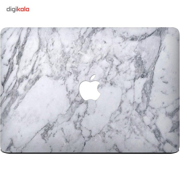 برچسب تزئینی ونسونی مدل White Marble مناسب برای مک بوک