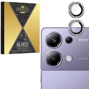 محافظ لنز دوربین ژینوس مدل RINX مناسب برای گوشی موبایل شیائومی Poco M6 Pro 4G 