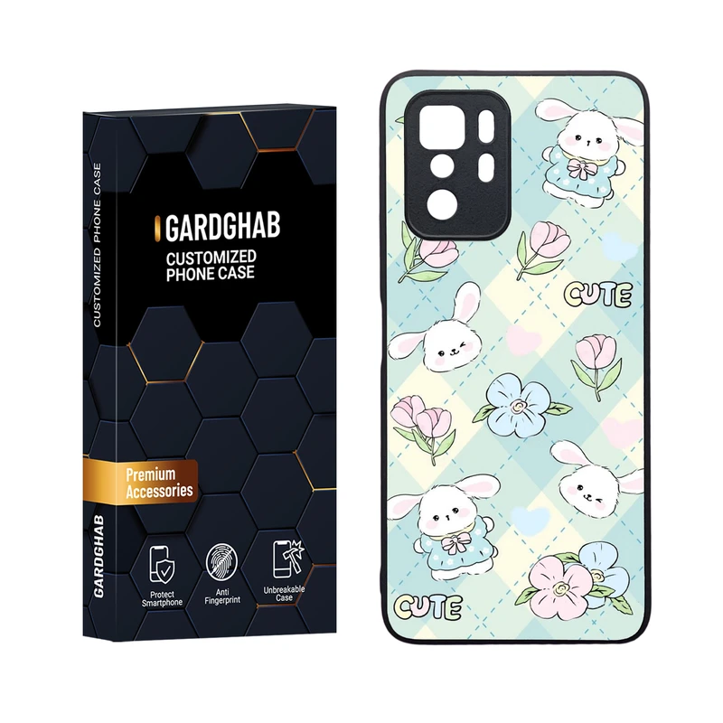 کاور گارد قاب مدل دورژله ای فانتزی مناسب برای گوشی موبایل شیائومی Poco X3 GT / Redmi Note 10 Pro 5G