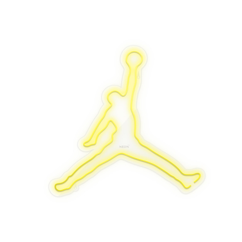 چراغ دیواری نئون دیزاین طرح Jordan_YL