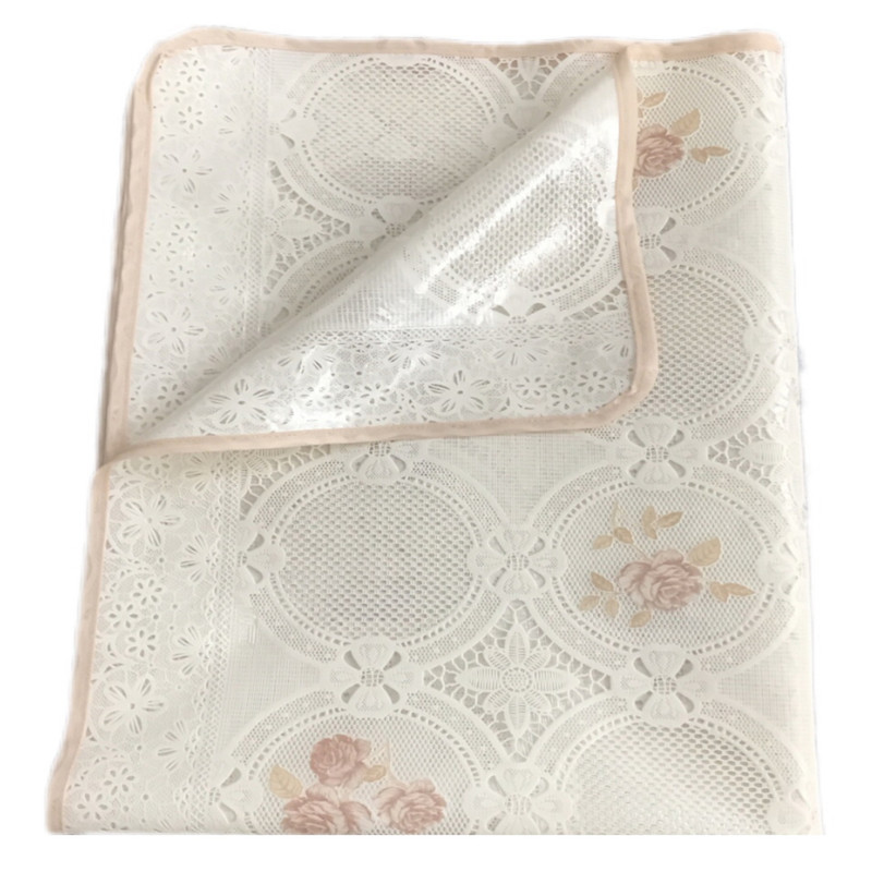 سفره 18 نفره مدل رویال طرح گیپور 400x140 سانتی متر کد 015
