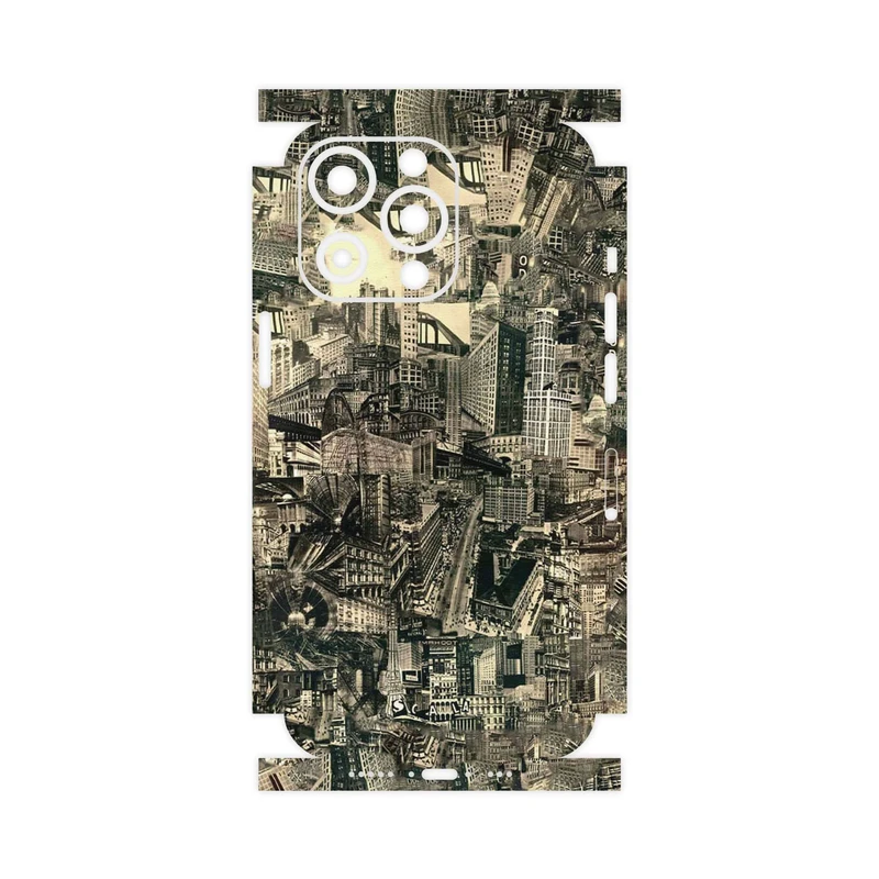 برچسب پوششی ماهوت مدل Collage of Skyscraper-FullSkin مناسب برای گوشی موبایل اپل iphone 13 Pro